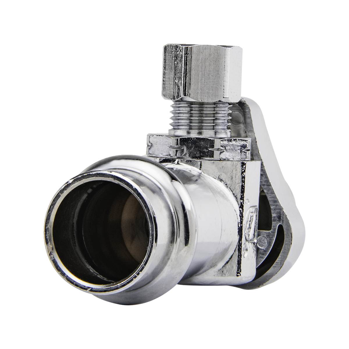 1/2 in. Nom Press Connect with 1/4 in. O.D. Comp Angle Stop BrassCraft